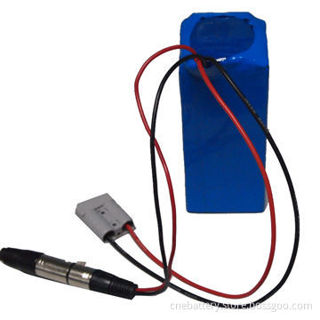 E-bike lithium battery with 24V/10Ah and size 150 x 70 x 84mm, PVC package for E-bike, Solar lamps
